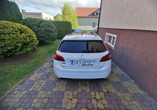 Peugeot 308 cena 25700 przebieg: 230000, rok produkcji 2014 z Kościerzyna małe 232